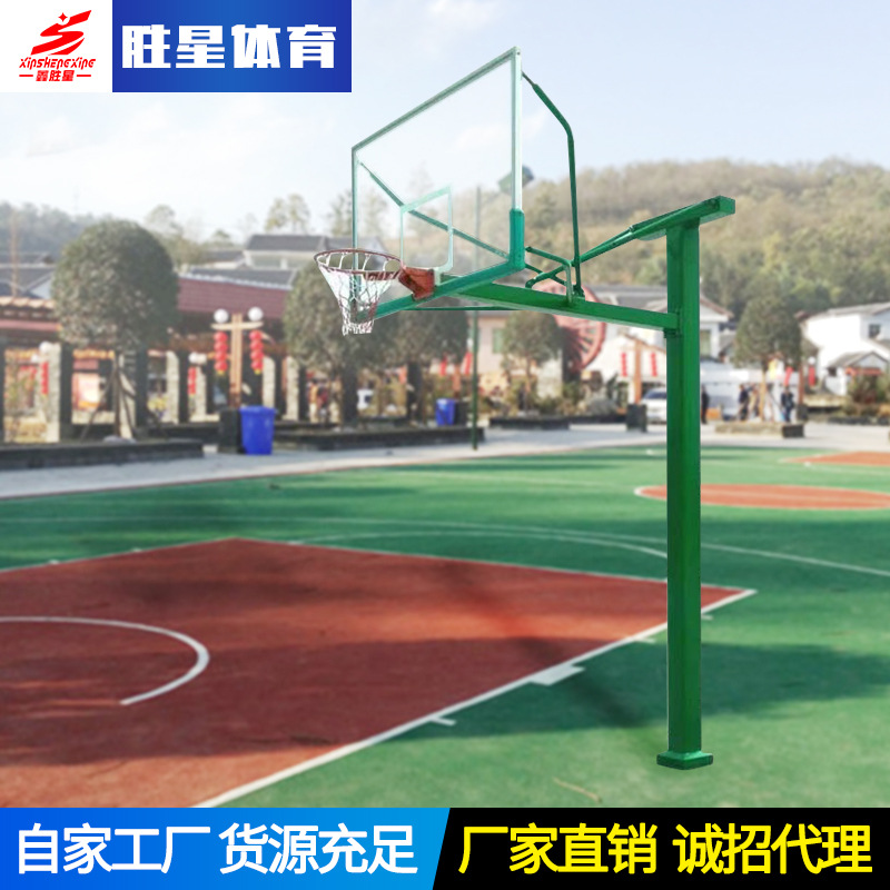 内江市户外健身区路径液压篮球架 - 价格